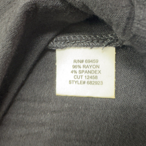 Portocruz Short Sleeve Lace Up Top Women's Size Small Black - Picture 5 of 9